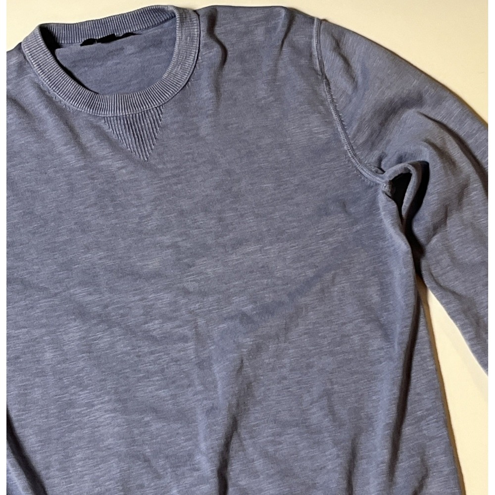 Banana‎ Republic Cotton Club Knit Sweater Size S Periwinkle Lightweight Crewneck